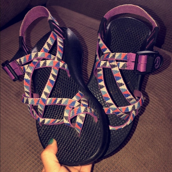 Purple Like-New Chacos - Picture 1 of 3